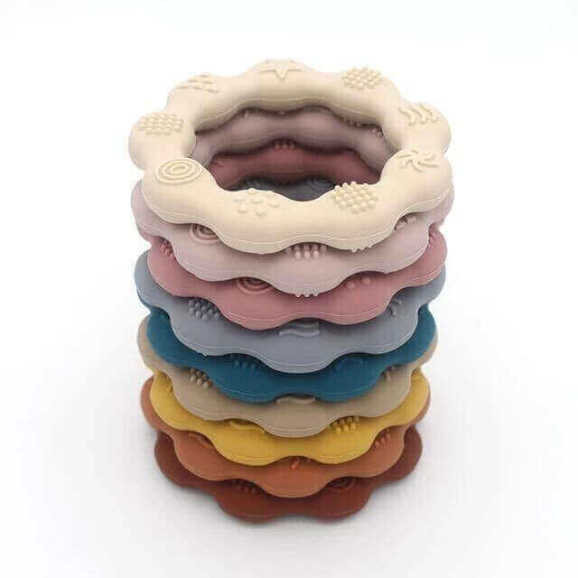 Silicone Baby Teether - Light Pink | Infant Baby Products and Gifts