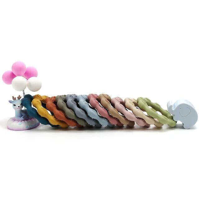 Silicone Baby Teether - Light Pink | Infant Baby Products and Gifts