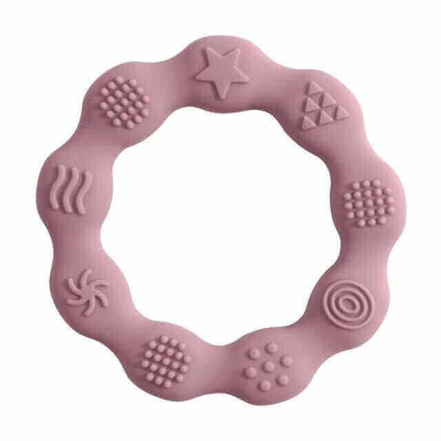 Silicone Baby Teether - Light Pink | Infant Baby Products and Gifts