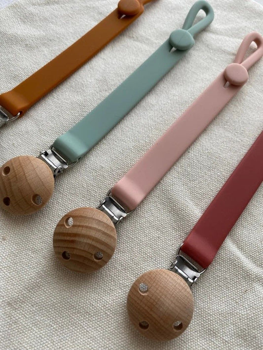 Silicone Soother Clip – Red | Infant Baby Products and Gifts