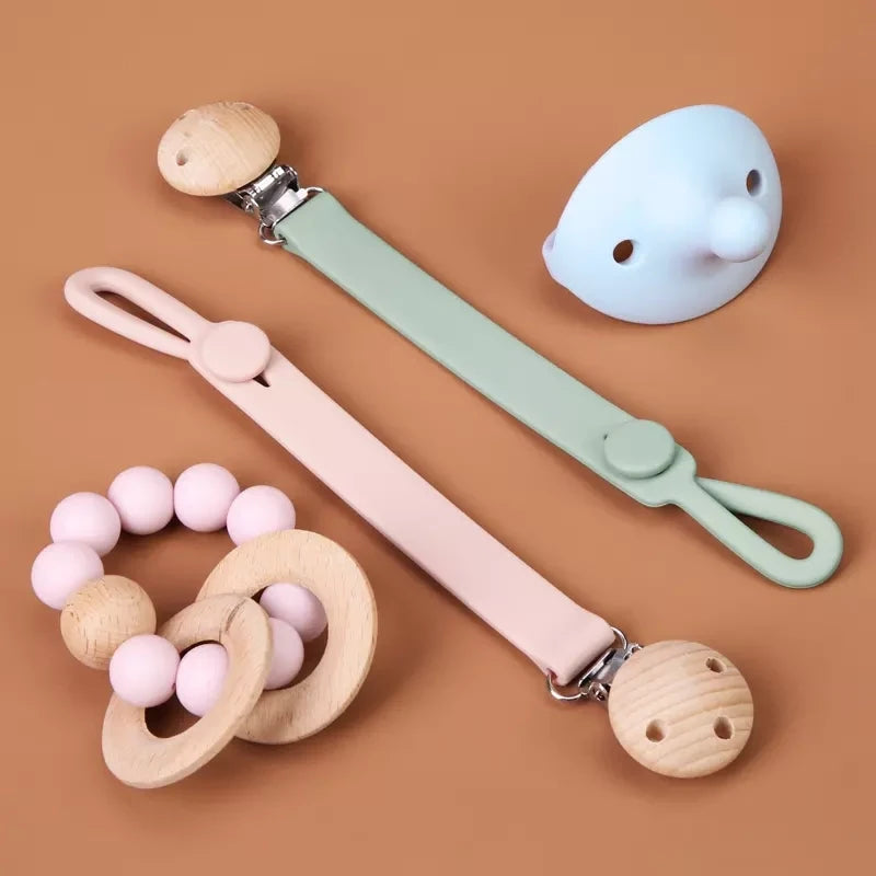 Silicone Soother Clip – Red | Infant Baby Products and Gifts