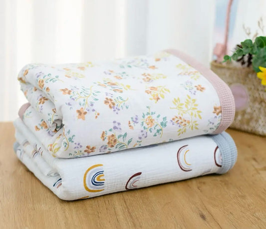 Baby Blanket - Baby Pink Floral