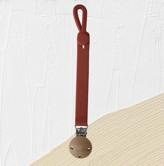 Silicone Soother Clip – Red | Infant Baby Products and Gifts