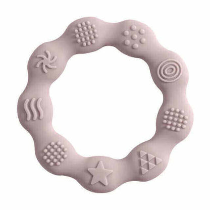 Silicone Baby Teether - Light Pink | Infant Baby Products and Gifts